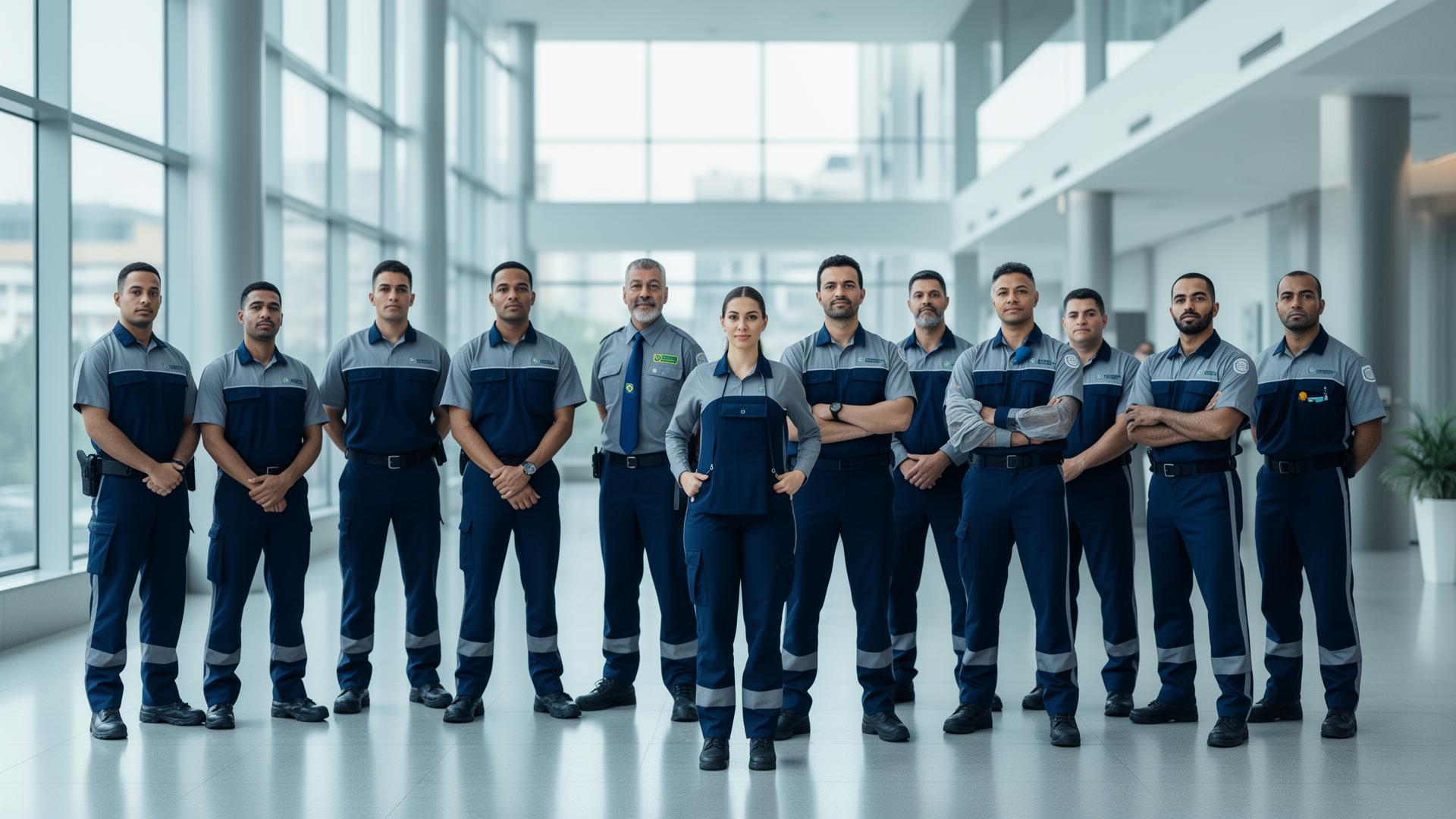 Equipe GM Serviços em ambiente corporativo